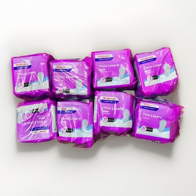 Thin Liners 8pks Walgreens Daily Wear Regular, 20 Liners each