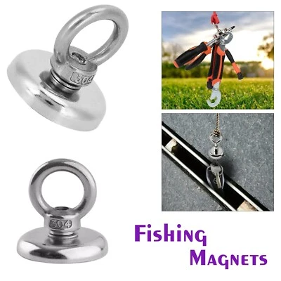 32mm Neodymium Fishing Magnets Recovery Very Strong Pull Force up to 20KG