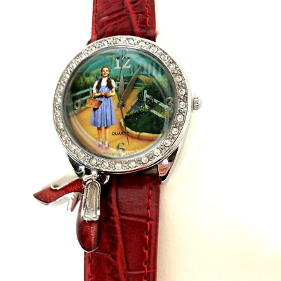 Wizard of Oz Watch VTG Avon 2007  NWOT Ruby Slippers Charm -NOT TESTED