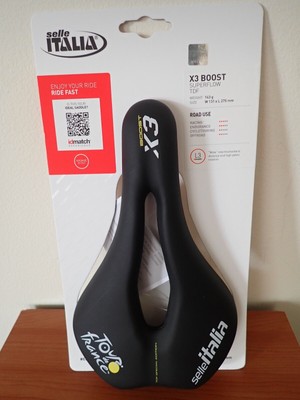 New Selle Italia X3 Boost Superflow Tour de France 2021 Saddle 131x275 mm  L3 TDF 8030282519572 | eBay