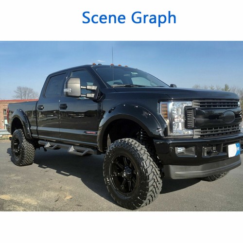 Pair Towing Mirrors For 2017-2020 Ford F-250 F350 Super Duty Power Heated Chrome - 第 11/12 張圖片