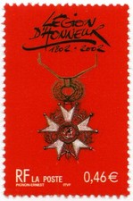 timbre France neuf 2002 "légion d'honneur 1802 2002" y&t 3490