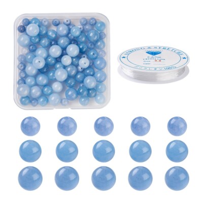 Toller Spaß Zum Selbermachen Handwerk Natürliche Jade Perlen Armband Herstellung Kit
