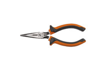 Klein Tools Long Nose Pliers, 175 mm Overall, Straight Tip, 49mm Jaw