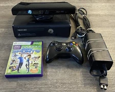 Microsoft Xbox 360 4GB Black Console with Kinect Motion Sensor And Game Included