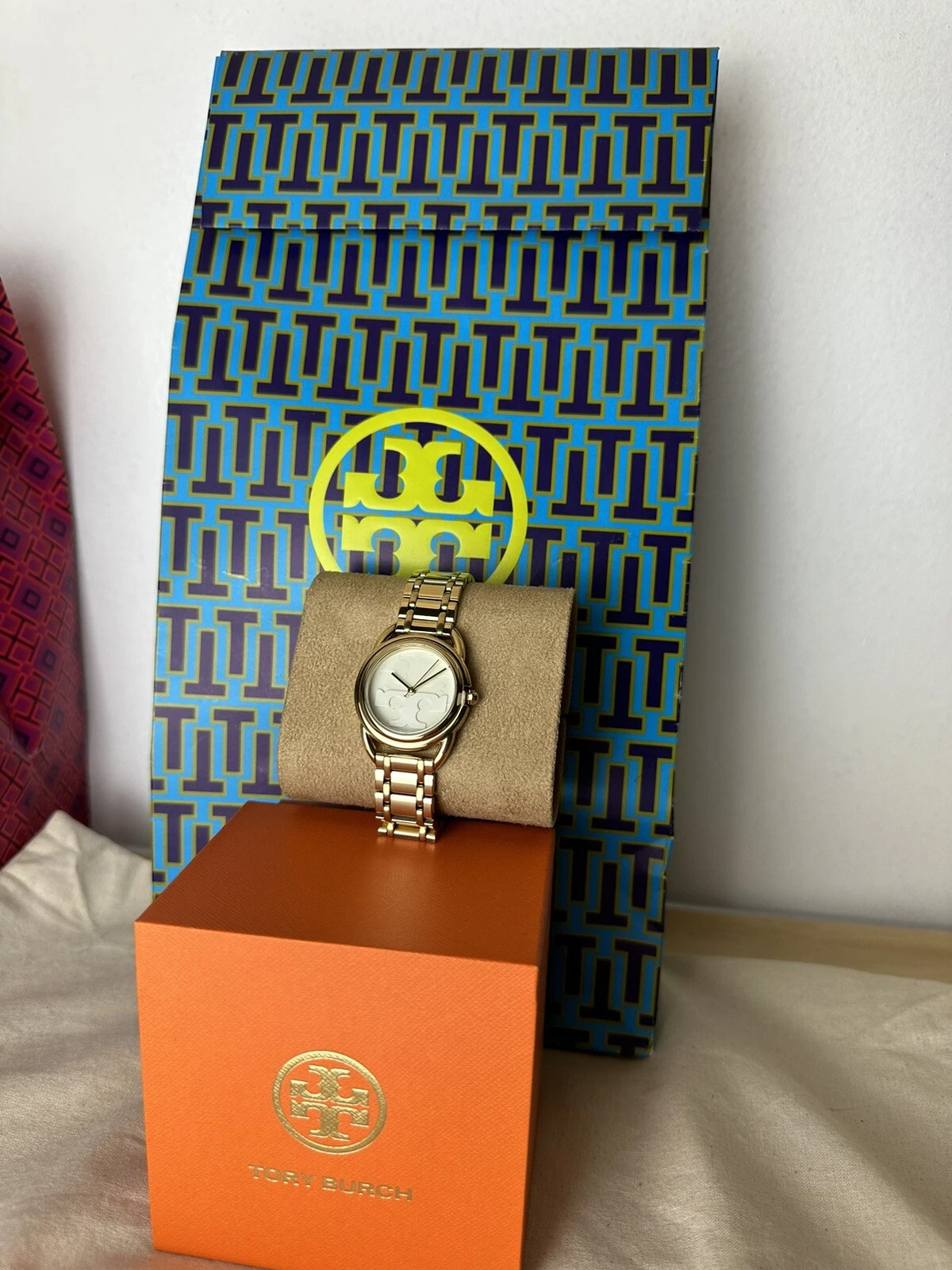 NUOVO OROLOGIO TORY BURCH MILLER COLOR ORO AVORIO 36 MM TBW6208