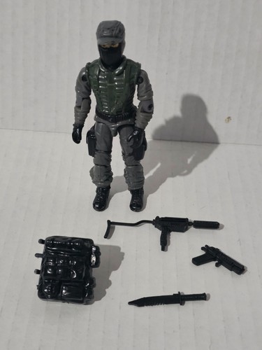 Vintage GI-JOE COBRA Figure 1989 SHOCKWAVE (v2) Night Force 100% Complete no fc