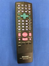 Sharp Video Cassette Recorder VCR Remote Control RRMCG1237AJSB box2 
