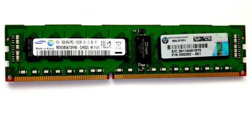 Lot of 9 HP 2GB 2Rx8 PC3-10600R-9-10-B0 - Picture 4 of 5