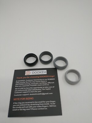 Dookeh Brand Breathable Silicone Size 9 women's Rings, 4 Pack | eBay