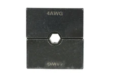 TH0005 single size Die set for wire size 4 AWG