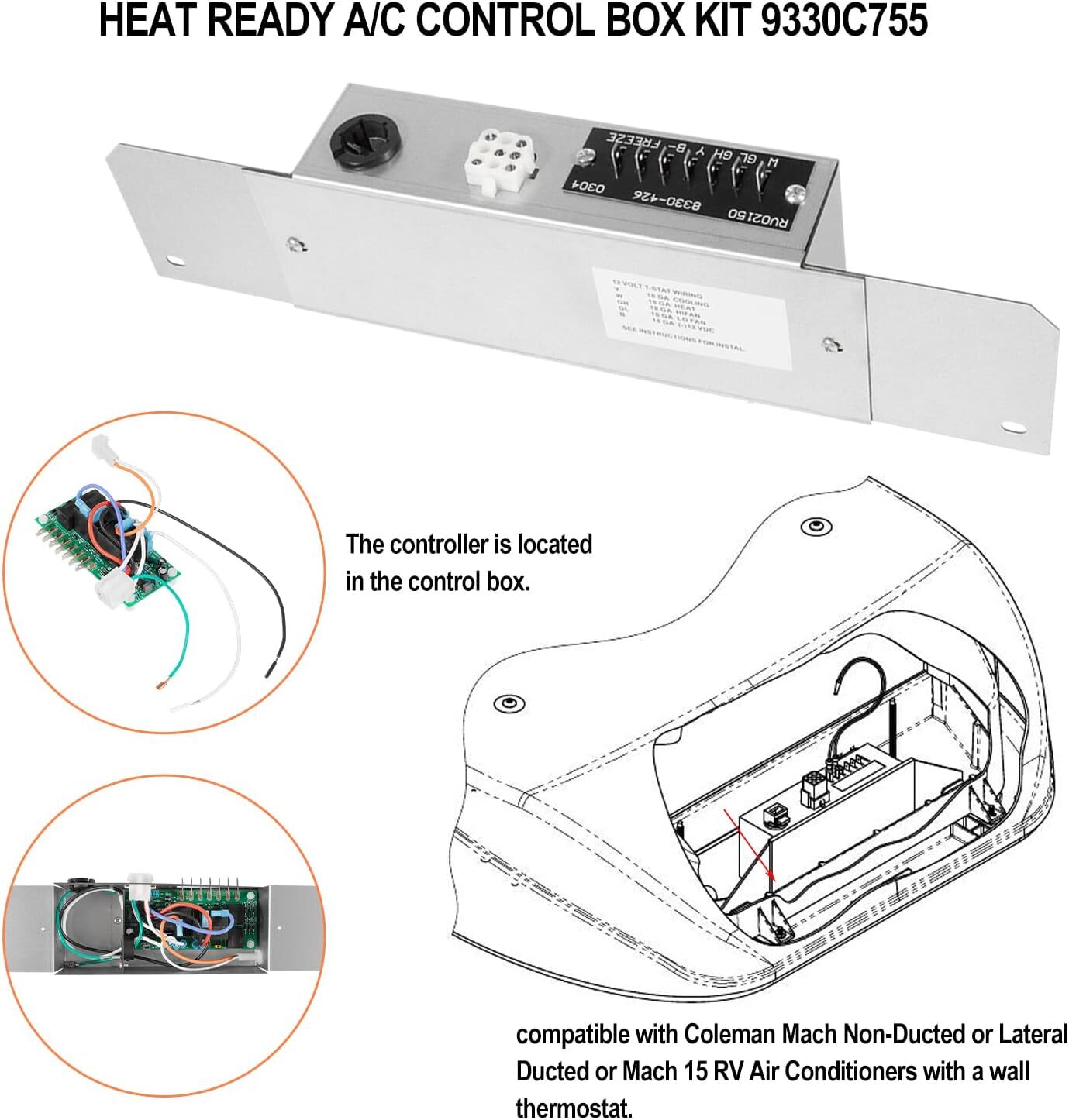 9330C755 A/C Heat Ready Control Box Assembly Parts For Coleman Mach 15 RV | eBay
