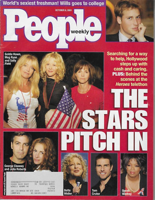 People Magazine Oct 8, 2021 Heroes Telethon Goldie Hawn Meg Ryan Sally Fields