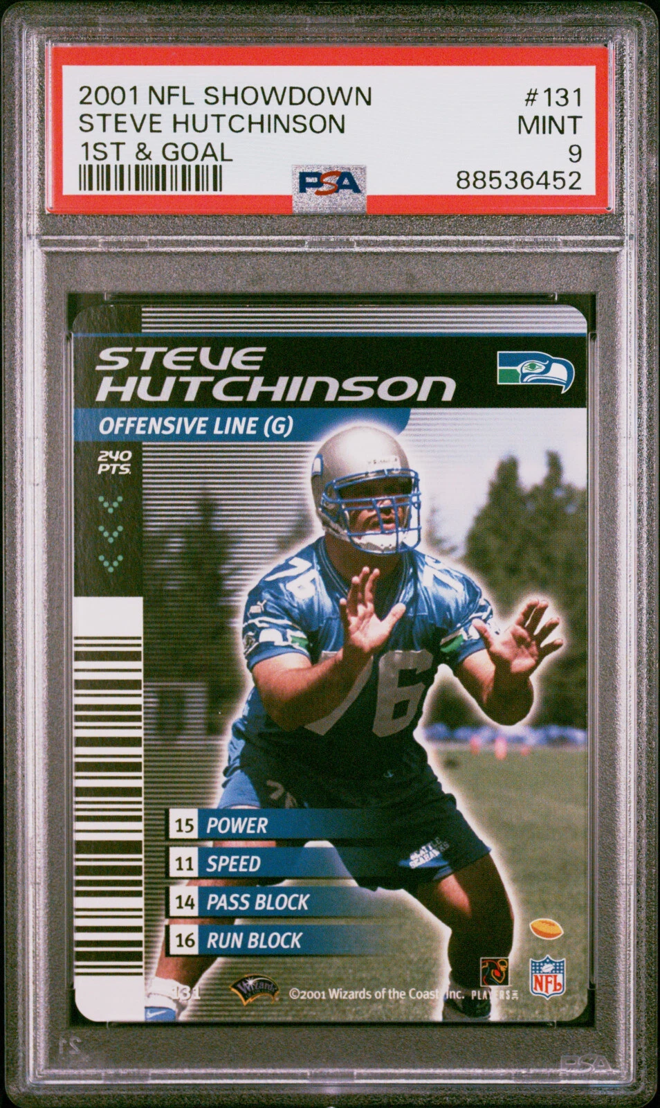 Steve Hutchinson NFL Showdown 1st & Goal #131 Base