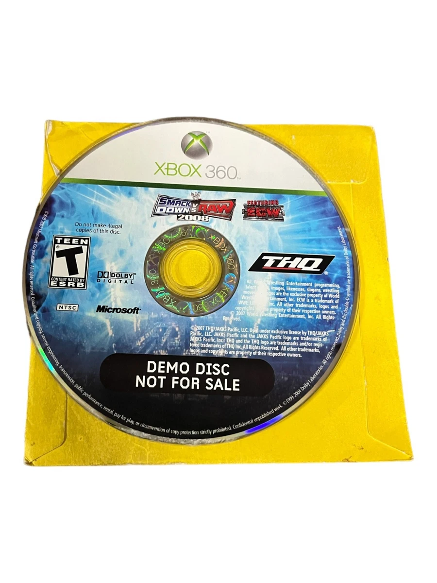 WWE Smackdown Vs Raw 2009 / 2010 Catch Fr Xbox 360 Complet 2 jeux
