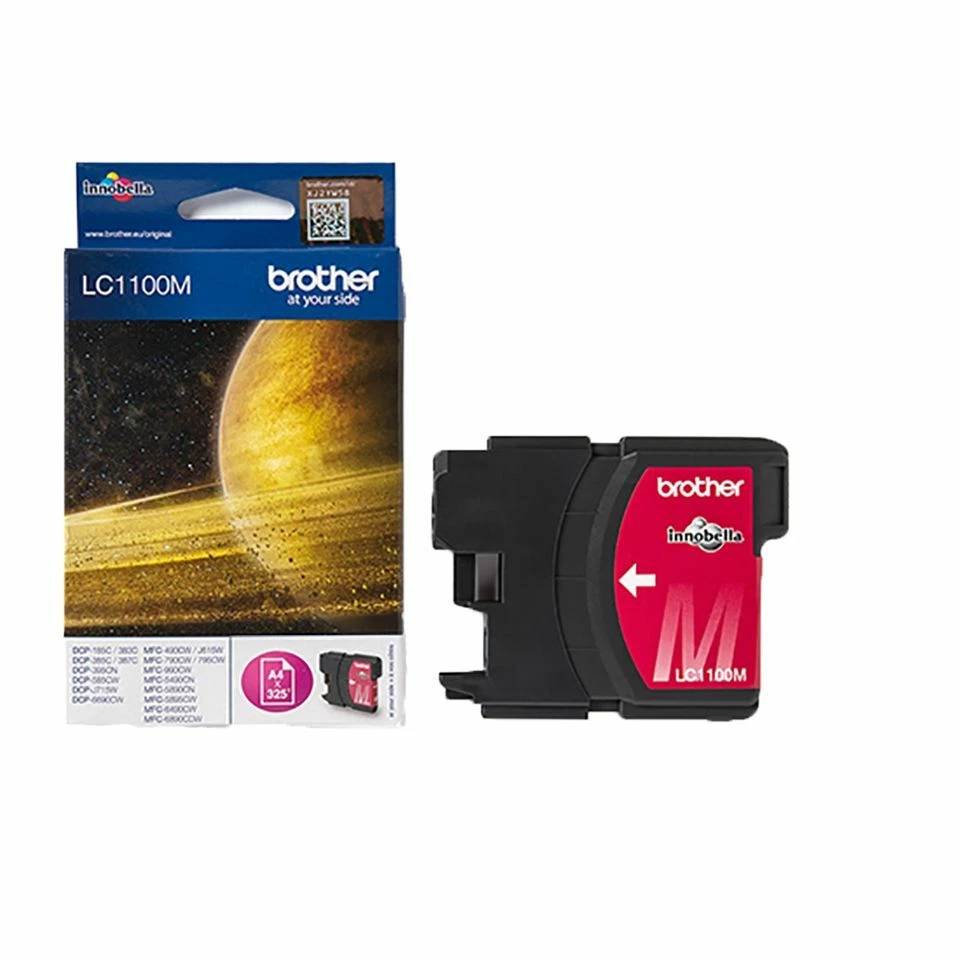 Genuine Brother LC1100 Magenta ink cartridge - FREE DELIVERY -  VAT included