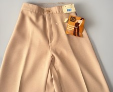 Vintage 1970s Levis Bend Over Pants Deadstock Tan NWT Then Size 10 USA 4-6 Today
