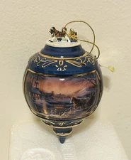 Terry Redlin Heirloom Ornament SHARING THE EVENING Hadley Collection 2018745
