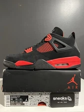 USED Air Jordan 4 Retro Red Thunder CT8527-016 SIZE 13M OG ALL AG25-186