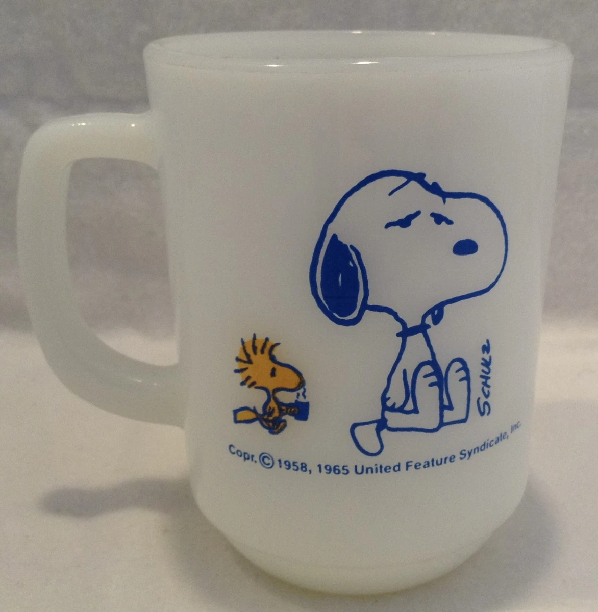 1965 Snoopy Mug In Collectible Peanuts Cups & Mugs for sale | eBay