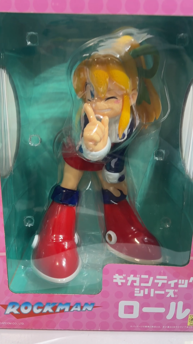 Gigantic Series Mega Man Rockman Roll Figure Doll Toy X-PLUS