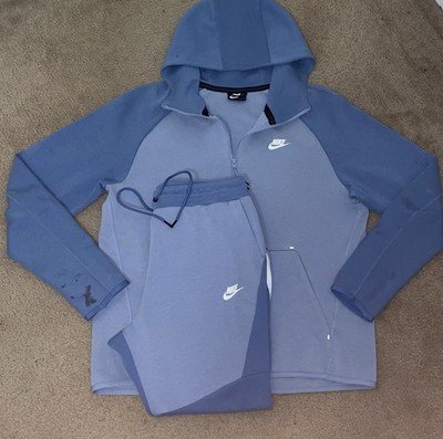 Old Season Nike Tech Fleece Tracksuit Indigo Storm 805162-458 928483-458 LRGTALL