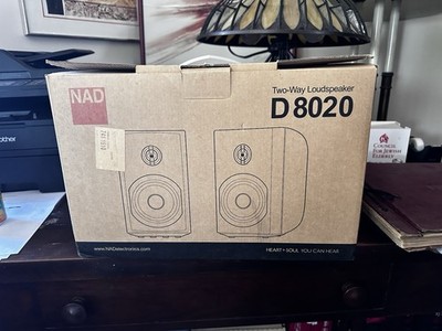 NAD D8020 Two-Way Bookshelf Speakers 2.0 Channel Wired Black