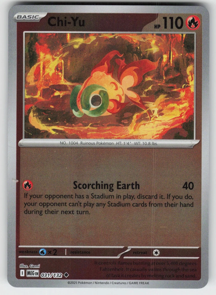 Chi-Yu Pokémon TCG Cards for sale | eBay