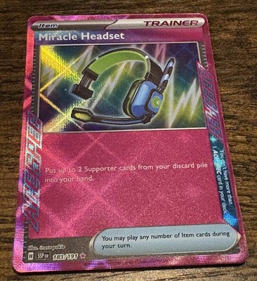 Pokemon Miracle Headset 183/191 Ace Spec (NM)
