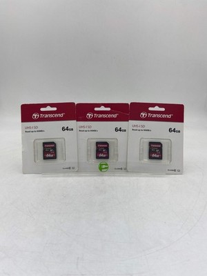 New Transcend UHS-I SD 64GB Memory Cards