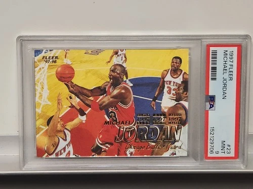 1997 FLEER MICHAEL JORDAN #23 PSA-9