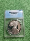 1991 S ANACS PR70 DCAM AMERICAN SILVER EAGLE Key Date Blue Label