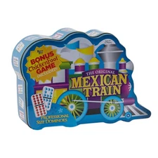 Puremco Mexican Train Double 12 Professional Size Dominoes with Bonus