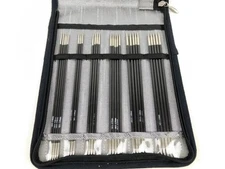 Knitters Pride Karbonz Needles (27) Double Pointed 6" w Case 0 - 3.25mm