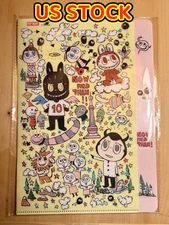 US STOCK Authentic Pop Mart 10th Anniversary Labubu Folder Shanghai Exclusive