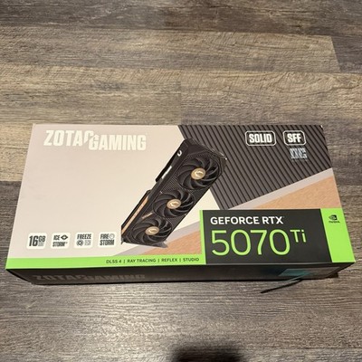 ZOTAC NVIDIA GeForce RTX 5070 Ti Solid SFF OC 16GB GDDR7 Graphics Card GPU New