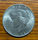 1922 $1 Peace Dollar Uncertified Ungraded.