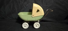 Vintage Wyandotte Pressed Steel Baby Buggy With 360°Swivel Body