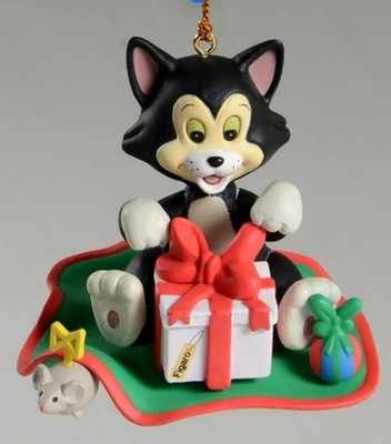 Disney Christmas Ornament Figaro Boxed Christmas magic by GROLIER VTG