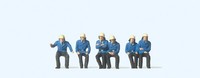 Preiser Standard Figurensatz 1:87 Sitzende FeuerwehrmäNner H0 14207