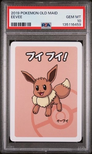 2019 POKEMON OLD MAID EEVEE PSA 10