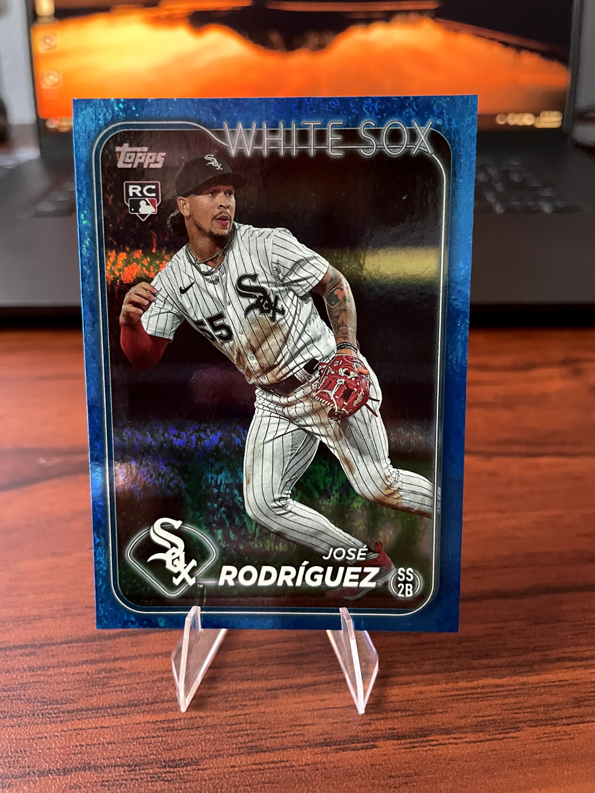 2024 Topps Jose Rodriguez Blue Holofoil #86 /999 White Sox