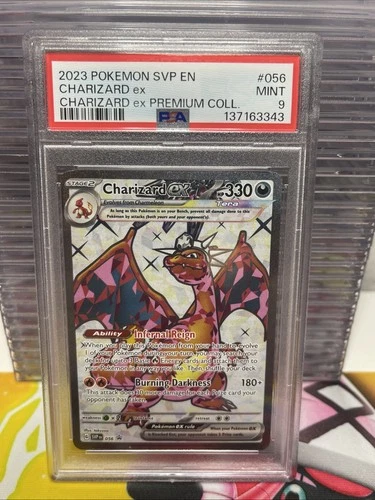 CHARIZARD EX - 2023 POKEMON SVP EN #056 PROMO PREMIUM COLL. - PSA 9 Mint