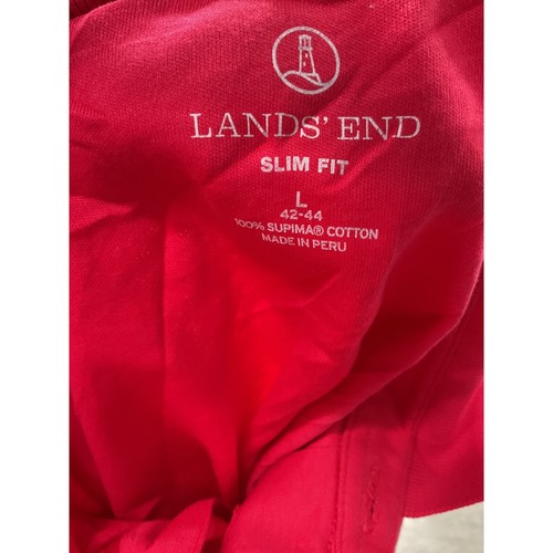 Lands' End Men's Red Polo Shirt - Bild 3 von 4