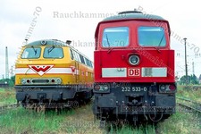 DB 216 032-3  Bw Wittenberge 2002 / org. Dia + Datei!  692#09