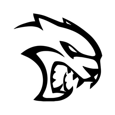 Hellcat inspired style Decal / FREE SHIPPING / Bonus Random decal included