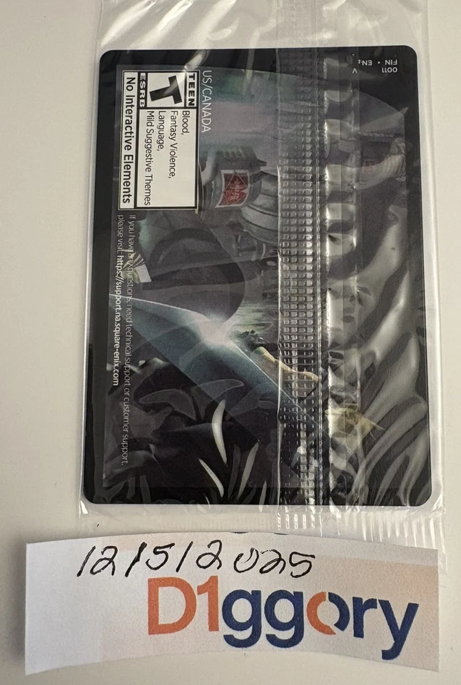 Cloud, Midgar Mercenary Game Edition with Game Code & Promo Card - Ready to Ship - Image 2 of 2