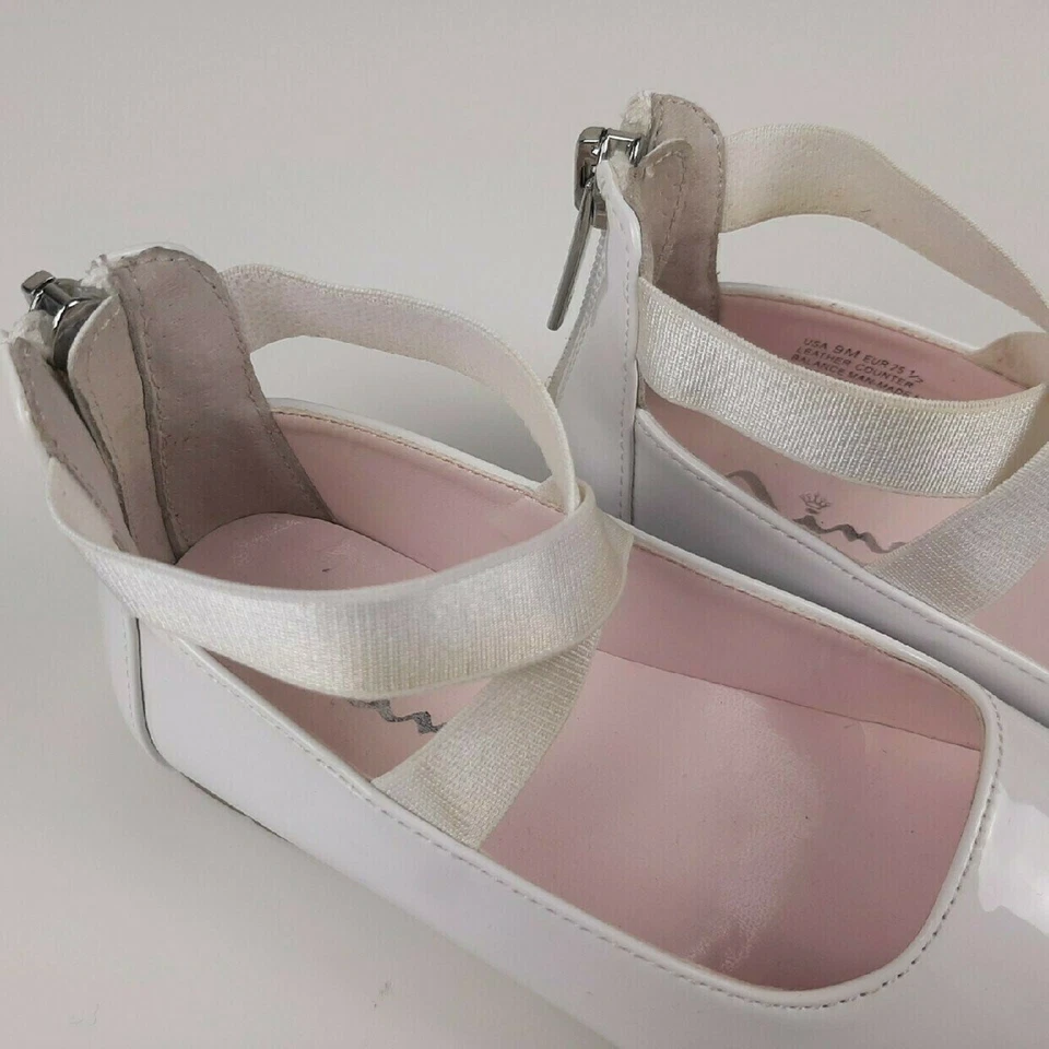 Nina Marissa White Patent Ballet Flats - Image 4 of 4