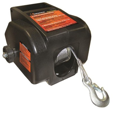 Keeper 2,000 lbs. Portable 12-Volt DC Electric Winch with Rapid Mount