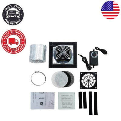 Efficient 3-Layer Ventilation Filter with Adjustable Exhaust Fan for 3D Printers